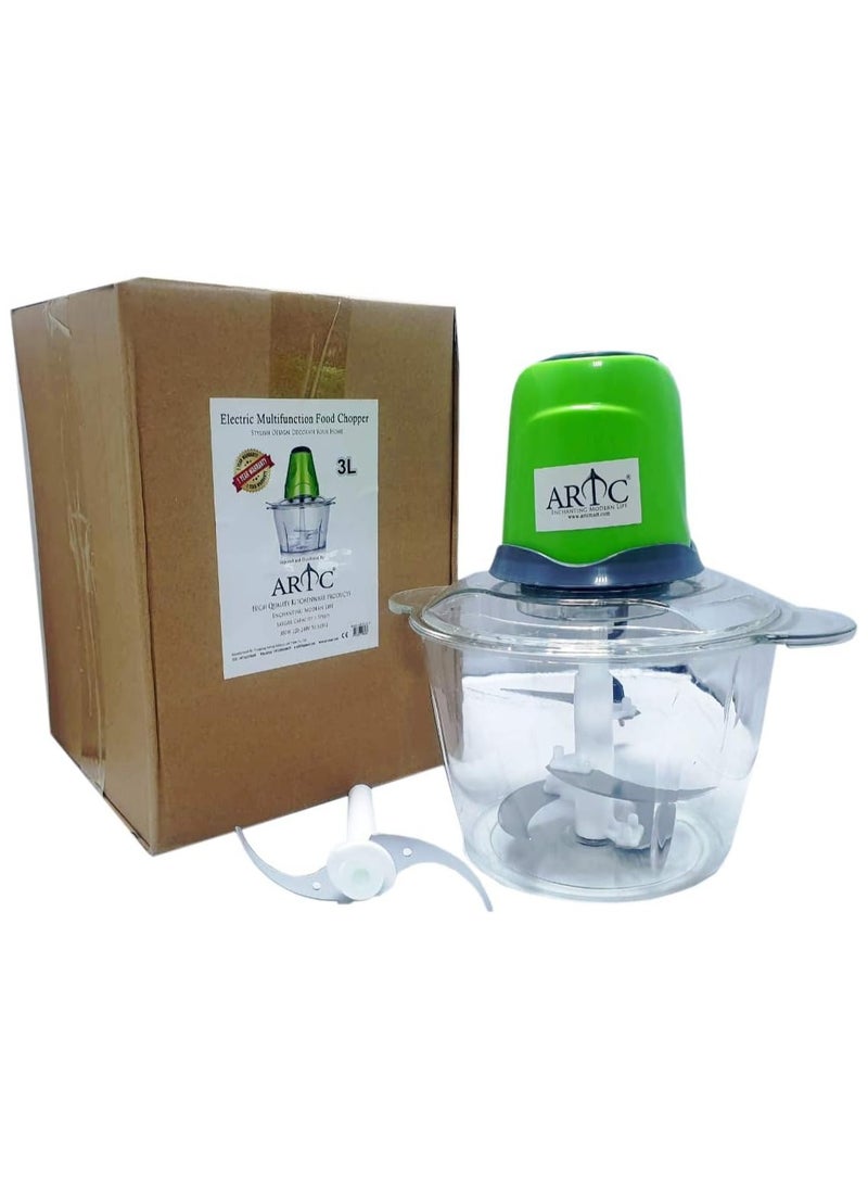 ARTC Electric Materializer. Food Chopper, Grinder, ARTC-S2-6, 3ltr, 300W