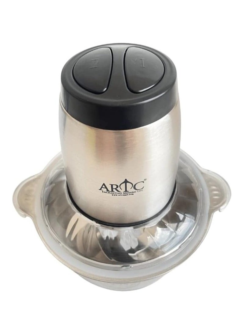 ARTC Food Chopper Electric Meat Grinder Machine Kitchen Aid Mini Food Processor Grinder for Meat Vegetables Fruits and Nuts Chopper 250W