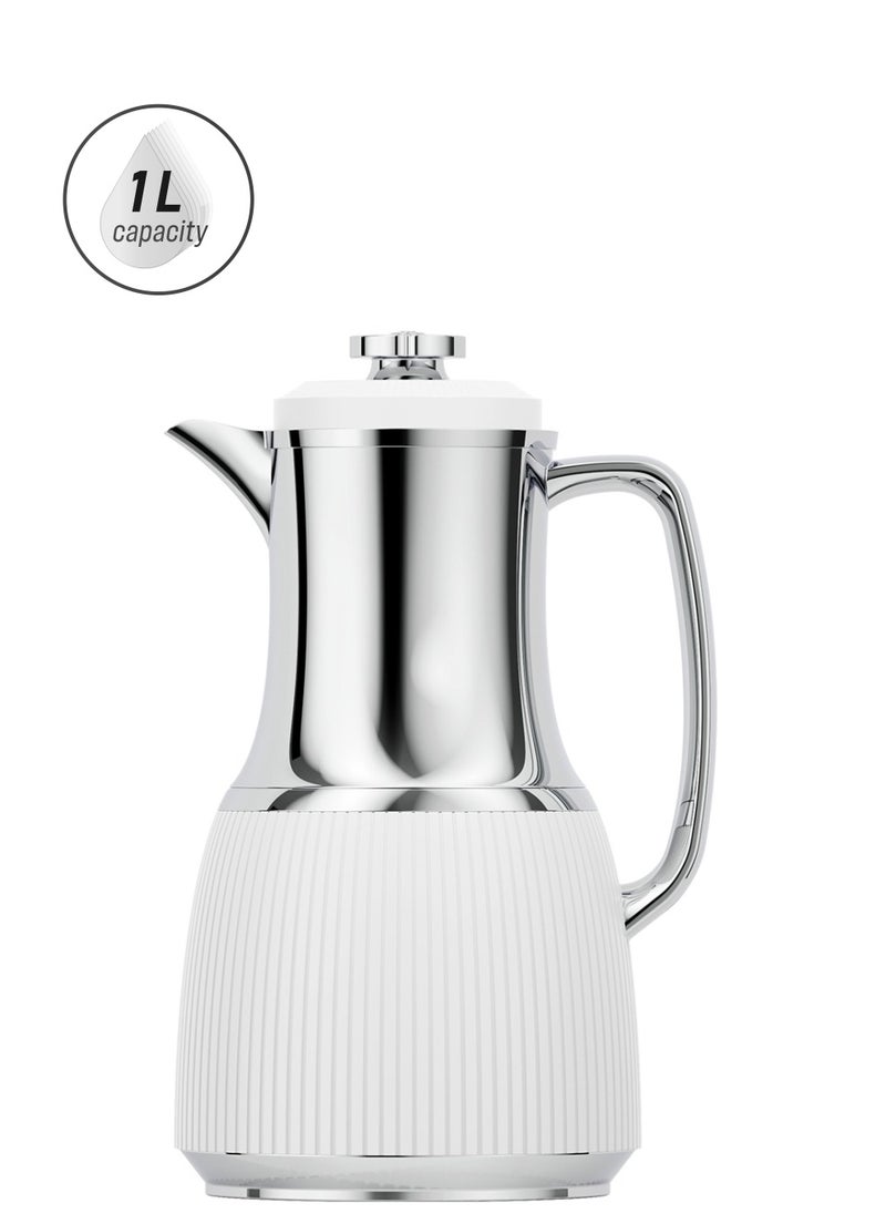 1 Liter Flask Leakproof Button Locking Design 1 Year Warranty