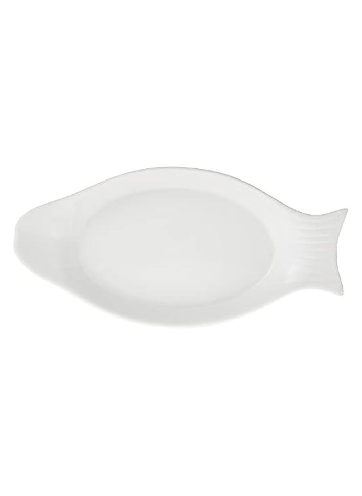 Porcelain Fish Plate, 25 Cm Size