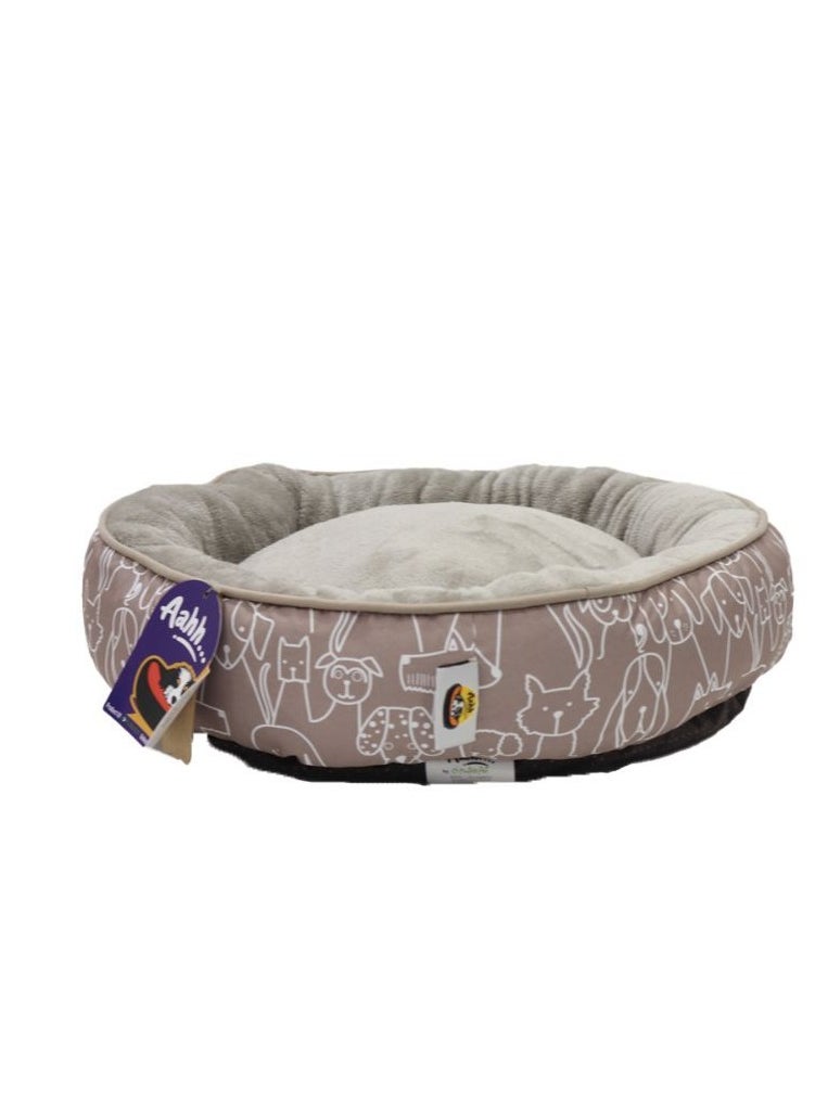 Aahh... Snuggly D50xH15cm Flannel Doggies Love - Beige