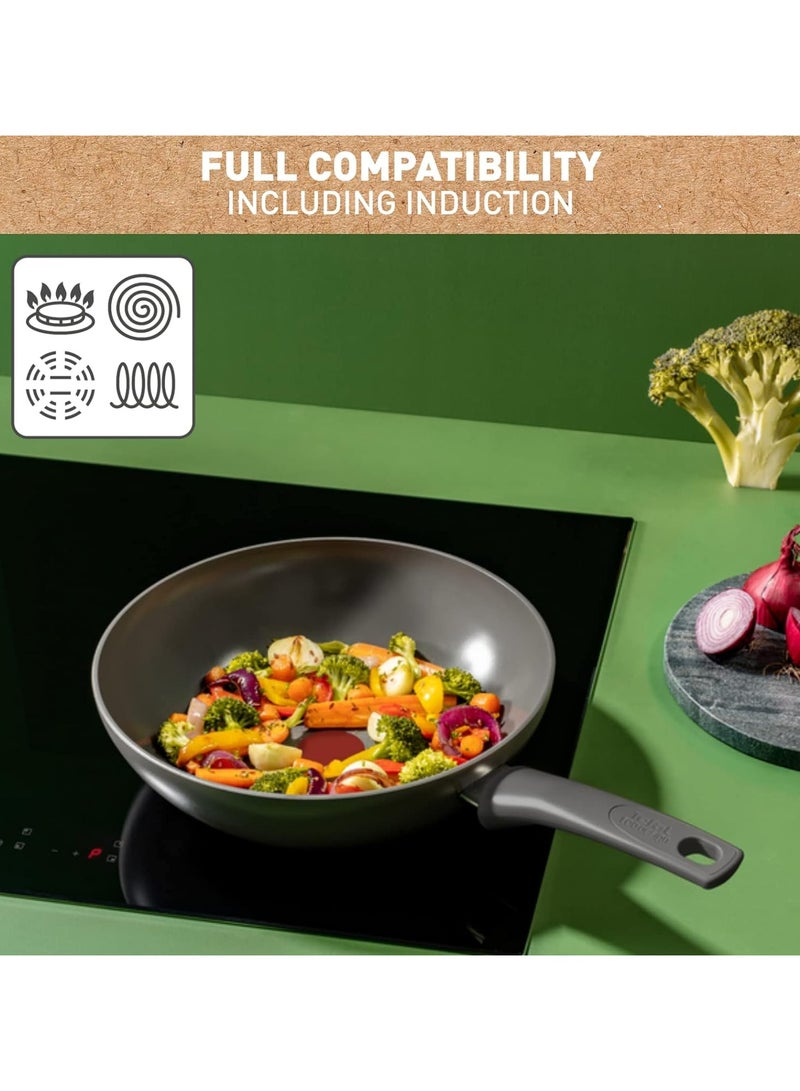 Renewal Non Stick Ceramic Coating Wokpan Black Wokpancm