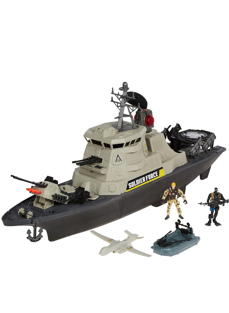 Soldier Force Hurricane Battleship Playset