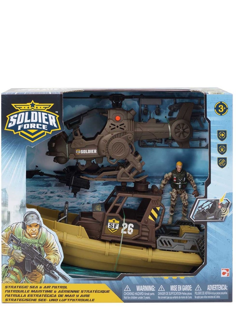 Soldier Force Strategic & Air Patrol Playset