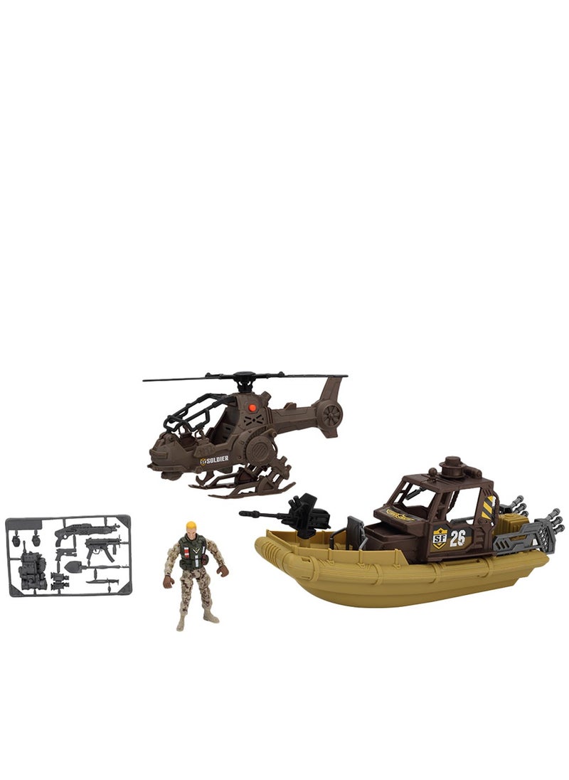 Soldier Force Strategic & Air Patrol Playset