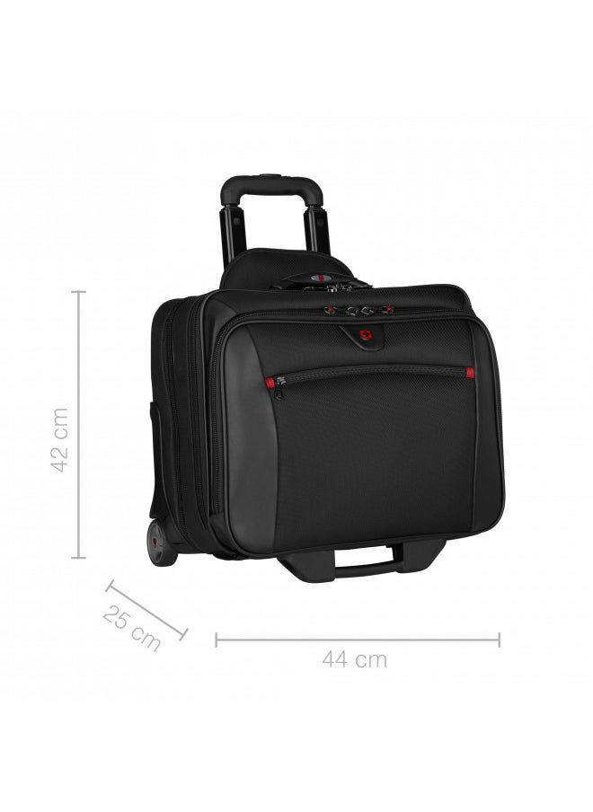 Wenger Patriot Rolling Case Blk Up To 17IN Laptop with notebook Case (WA-7953-02F00)