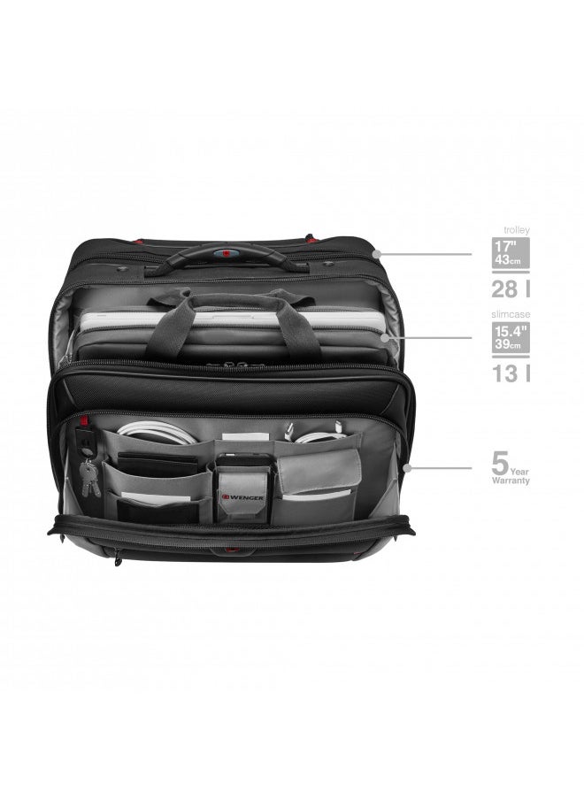 Wenger Patriot Rolling Case Blk Up To 17IN Laptop with notebook Case (WA-7953-02F00)