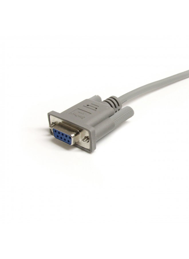 StarTech.com 10 ft Straight Through Serial Cable - M/F - Serial extension cable - DB-9 (M) to DB-9 (F) - 10 ft - gray - MXT10010