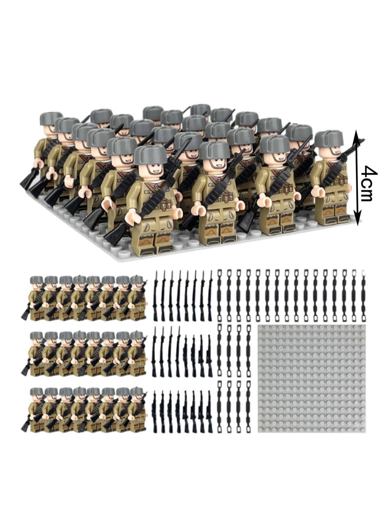 Phalanx B-3, Soldier Miniature Toys, Military Figures Usa Uk Germany Figures Battle Set, Wwii Mini Figures Building Blocks Children'S  Toys