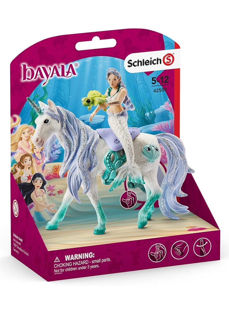 Schleich- Mermaid Riding on Sea Unicorn