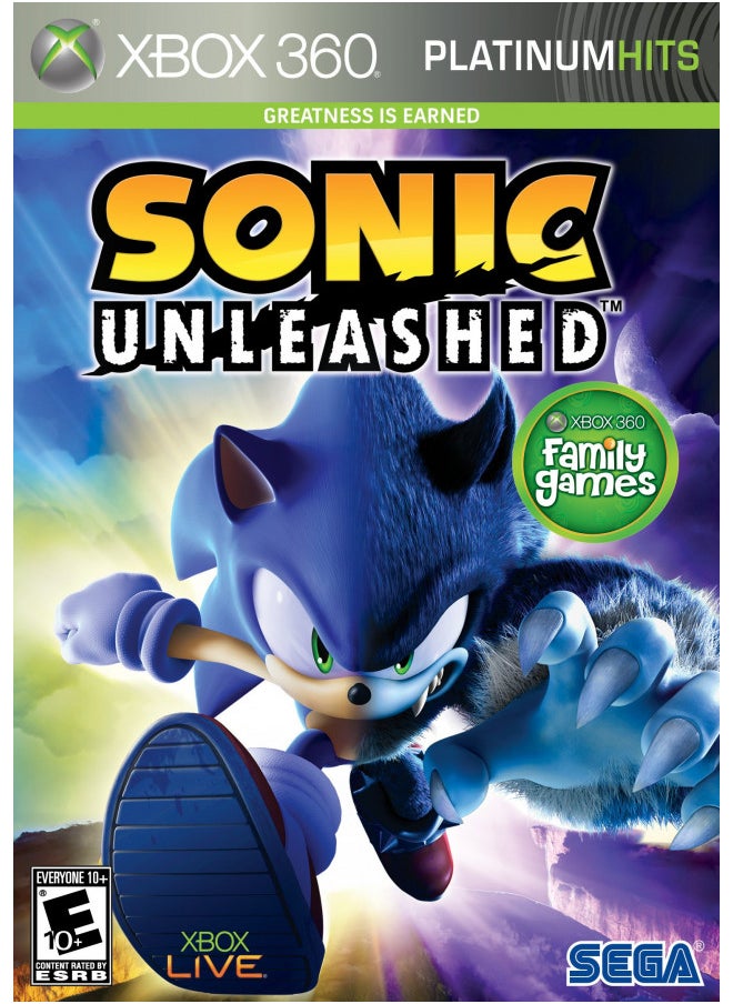 Sonic Unleashed (Platinum Hits) - Xbox 360