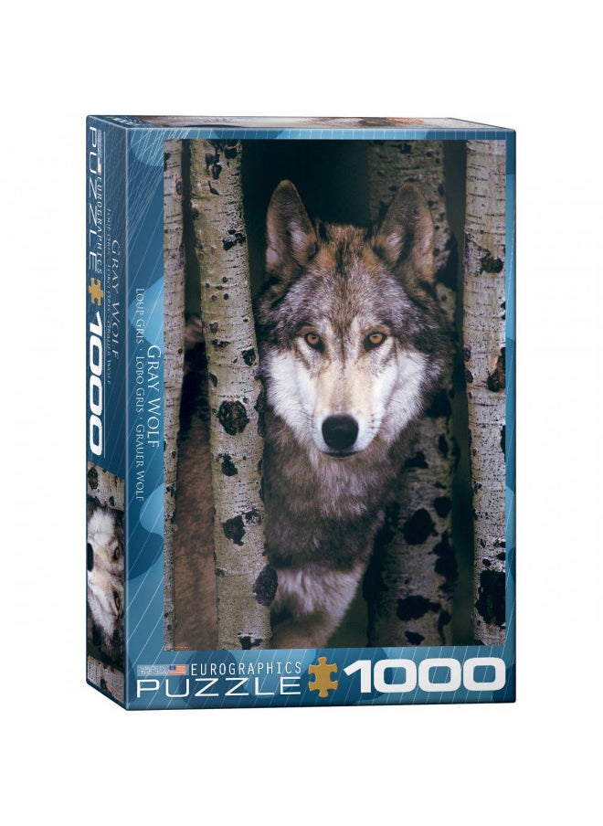 Eurographics Gray Wolf 1000-Piece Puzzle