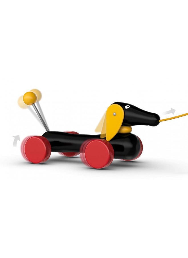 BRIO World - 30332 Pull Along Dachshund | The Perfect Playmate for Your Toddler