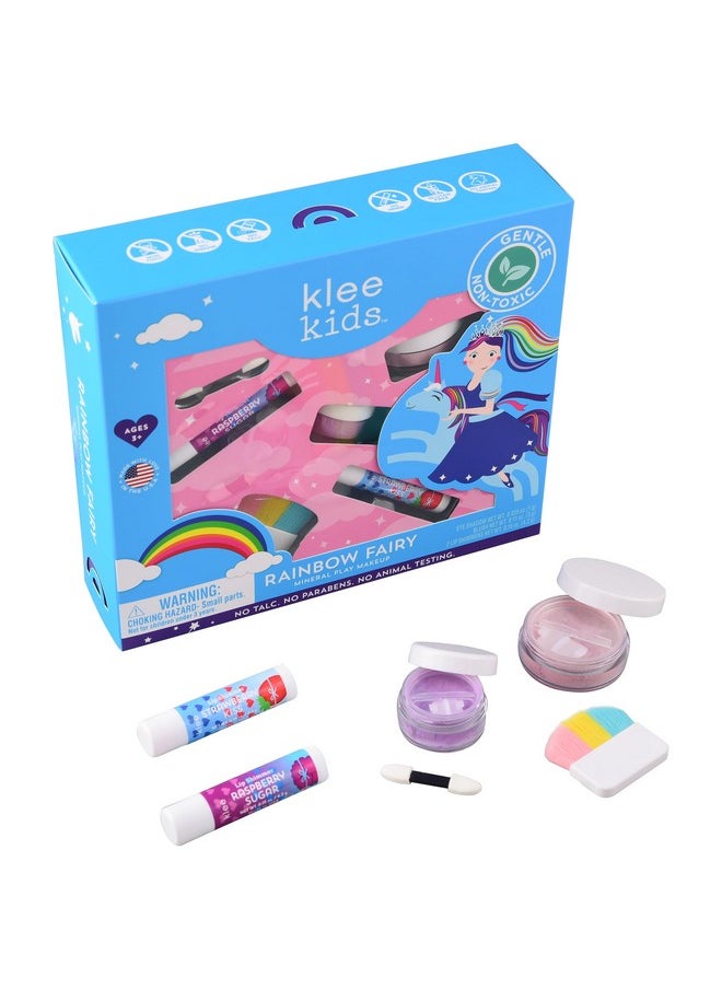 Luna Star Klee Kids Play Makeup Kit. Gentle And Non-Toxic. Kid-Friendly. Made In Usa. (Rainbow Fairy)