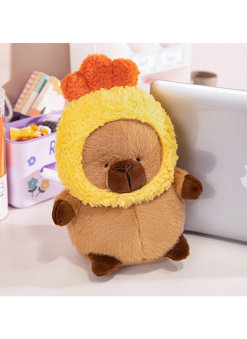 22 CM Cute Capibara Plush Toy Soft Stuffed Animal Doll For Girls And Boys All Ages Gift（Style 3）