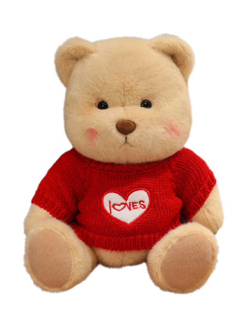 30 CM Cute Cartoon Bear Plush Toy Soft Stuffed Movable joints Doll For Girls And Boys All Ages Gift（Style 2）