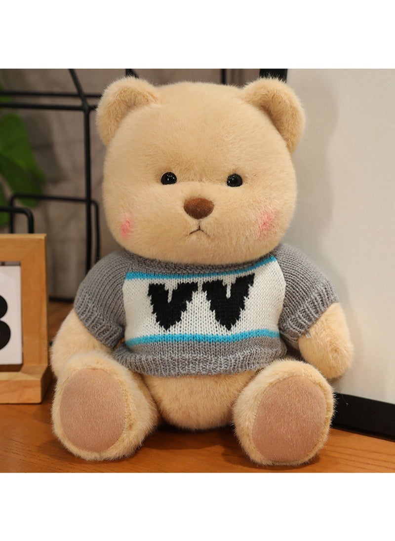 30 CM Cute Cartoon Bear Plush Toy Soft Stuffed Movable joints Doll For Girls And Boys All Ages Gift（Style 5）