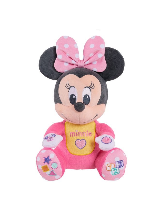 Musical Discovery Plush Minnie Mouse With Sounds And Phrases, Sings Abcs, 123S, And Colors Songs, Kids Toys For Ages 06 Month By Just Play