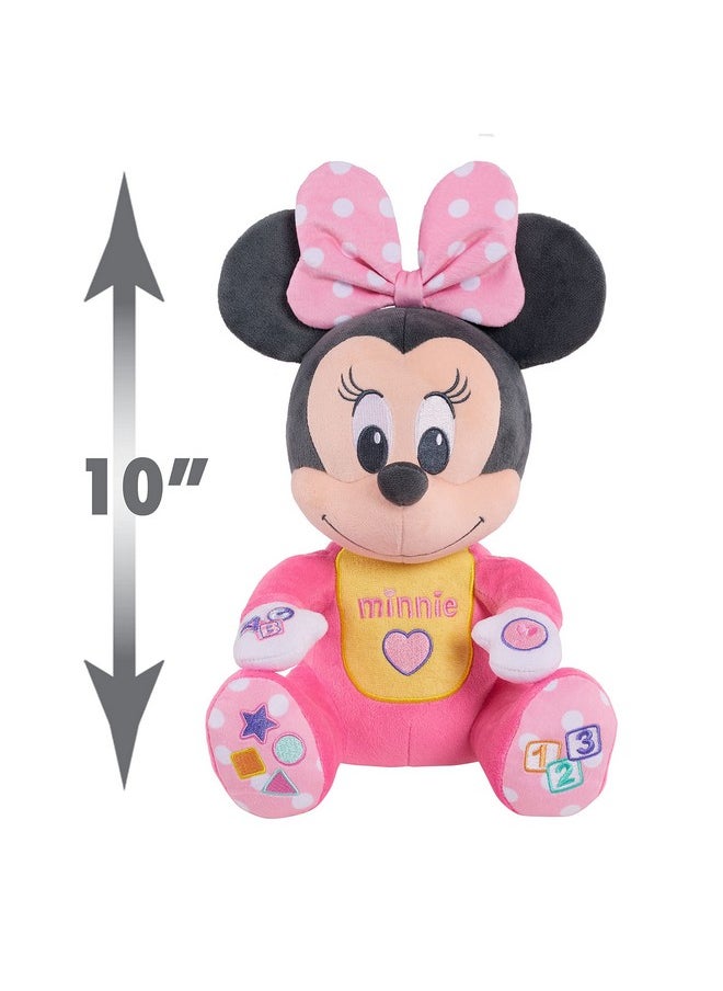 Musical Discovery Plush Minnie Mouse With Sounds And Phrases, Sings Abcs, 123S, And Colors Songs, Kids Toys For Ages 06 Month By Just Play