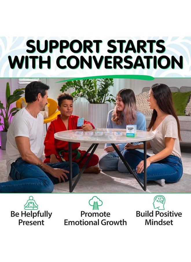 200 Safe, Trauma-Informed Conversation Starter Cards for Stronger Families - Build Support, Trust and Connection While Promoting A Sense of Safety - Parents Adults Children's Therapy Icebreaker Game