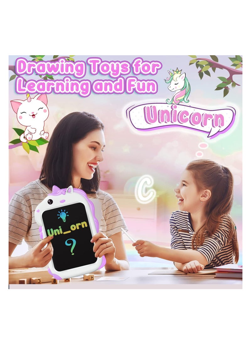 LCD Drawing Board Erasable Writing Doodle Pad Scribble Tablet Toddler Learning Educational Travel Toy