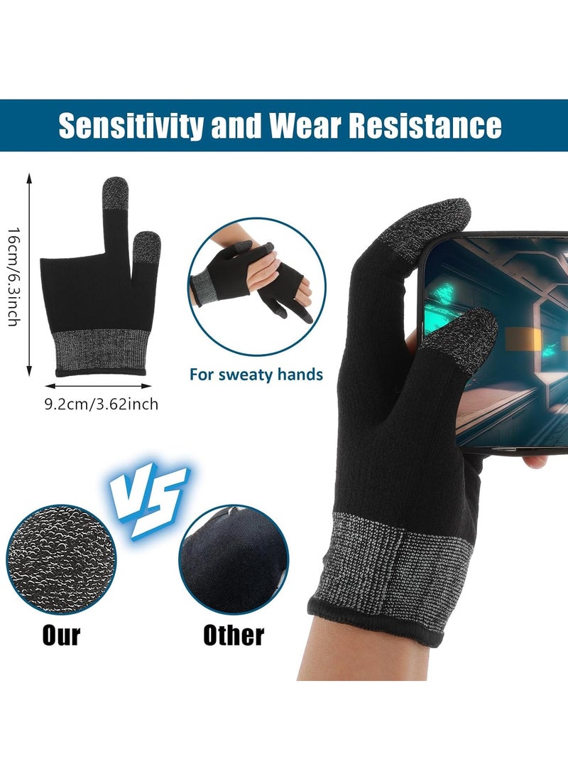 Gaming Gloves for Sweaty Hands Thumb Sleeves Gamer Gloves for Men Mobile Phone Game