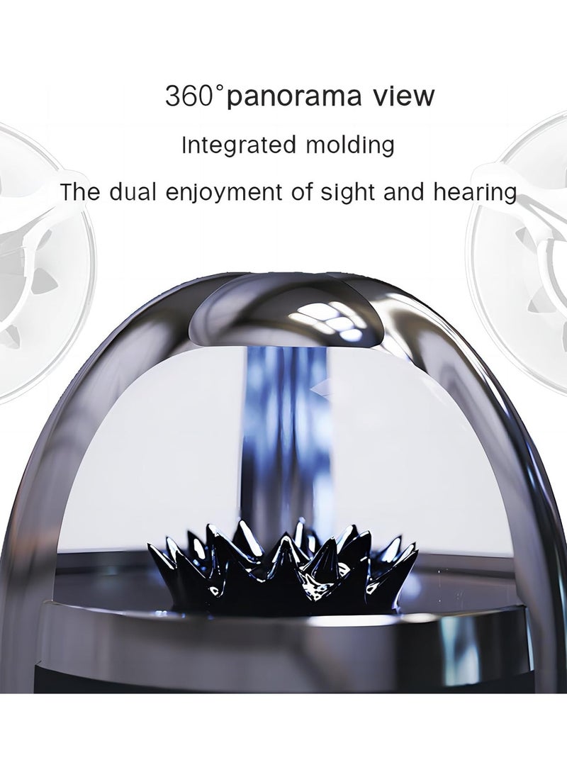 New Venom Dancing Ferrofluid Bluetooth Wireless Speaker Ferrofluid 5.0 Wireless Speaker And 4 Color Customizable Lights Desktop Subwoofer