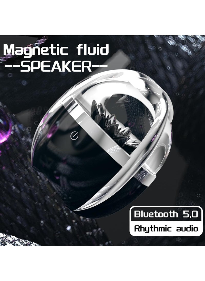 New Venom Dancing Ferrofluid Bluetooth Wireless Speaker Ferrofluid 5.0 Wireless Speaker And 4 Color Customizable Lights Desktop Subwoofer