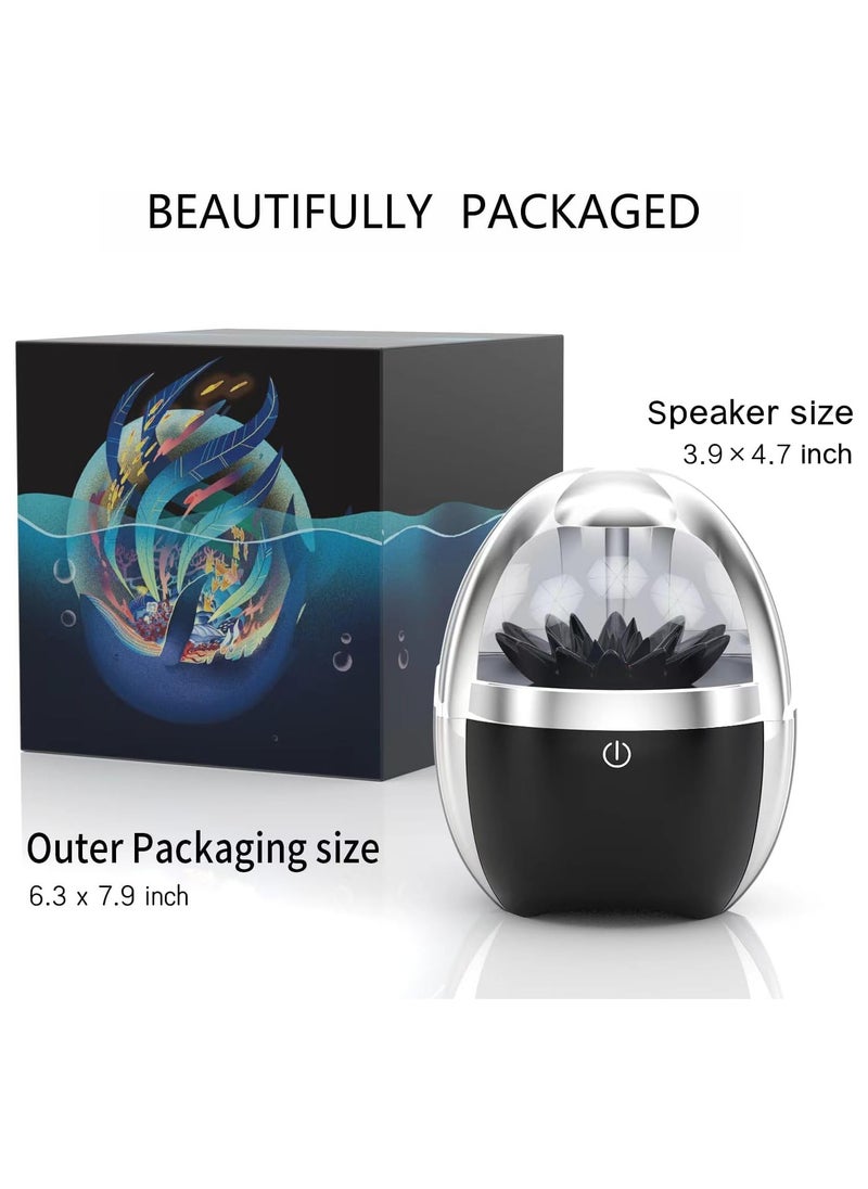 New Venom Dancing Ferrofluid Bluetooth Wireless Speaker Ferrofluid 5.0 Wireless Speaker And 4 Color Customizable Lights Desktop Subwoofer