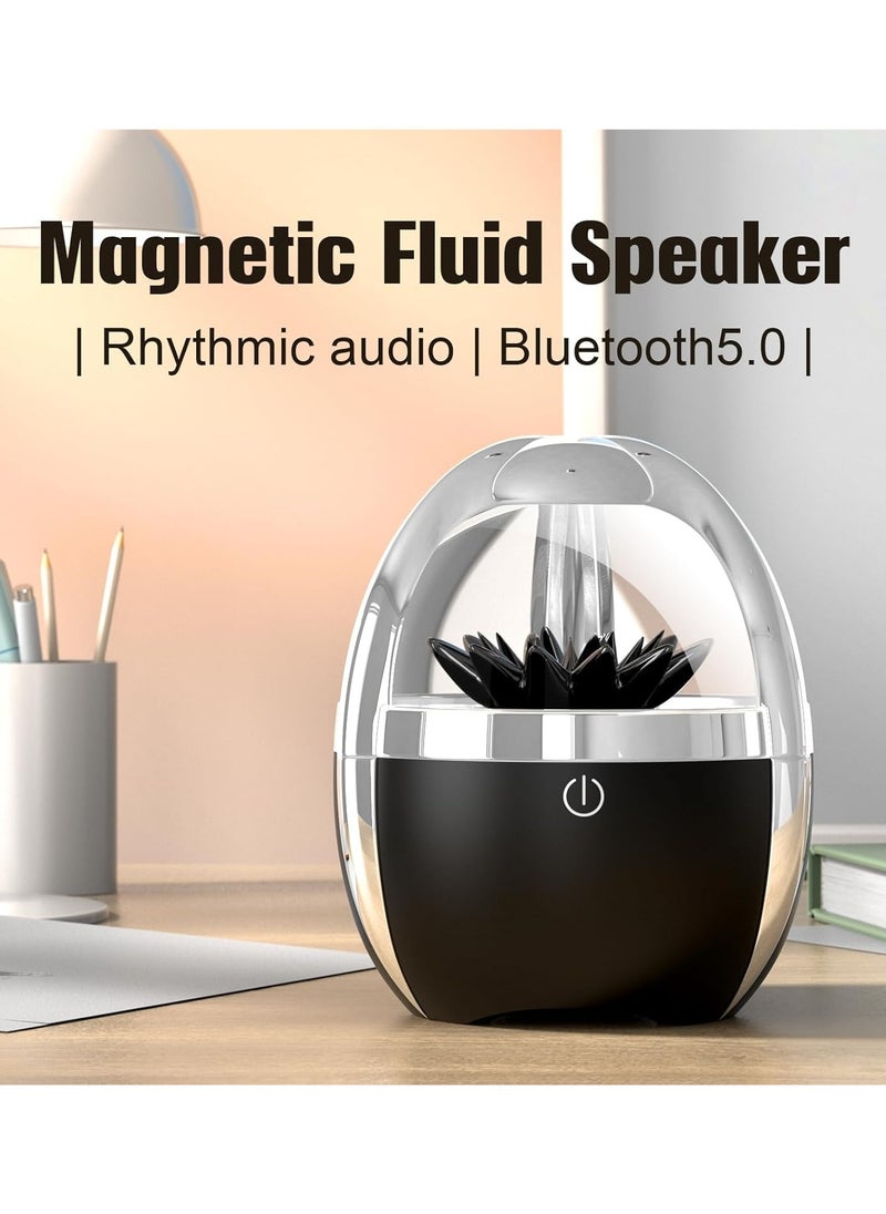 New Venom Dancing Ferrofluid Bluetooth Wireless Speaker Ferrofluid 5.0 Wireless Speaker And 4 Color Customizable Lights Desktop Subwoofer