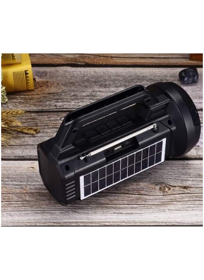 Multifunctional Portable Bluetooth speaker With Bright Flash Light Power Bank With FM Radio Receiver