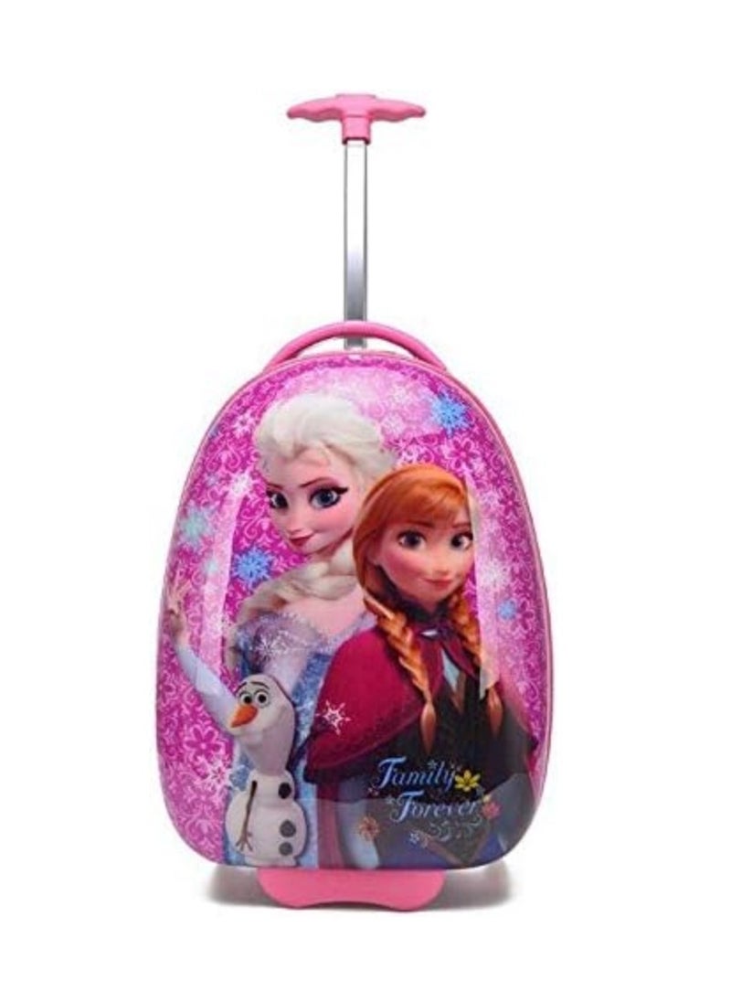 Disney's Frozen Characters, Kid’s Trolley Luggage Bag, Travel Smart Luggage Wheeled Suitcase