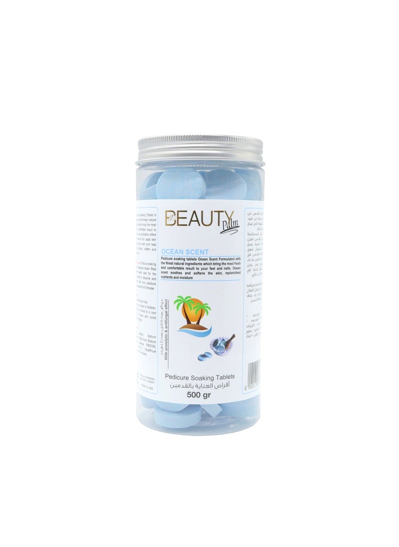 Beauty Palm Pedicure Soaking Tablets | Ocean Scent 500g