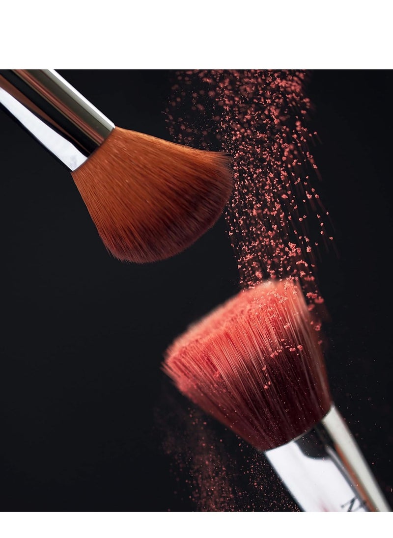 Stippling Brush - Gently Distributes Right Amount Of Product - Flawless, Skin With An Air-Brushed, Soft-Focus Effect - Ensures An HD Blended Finish - 1 Pc, White, (I0100355)