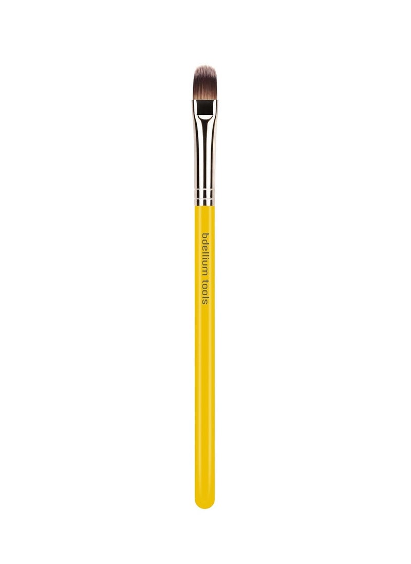 Bdellium Tools Professional Makeup Brush - Studio Series 936 Concealer - With Soft Synthetic Fibers, For Blending Concealer (Yellow, 1pc)