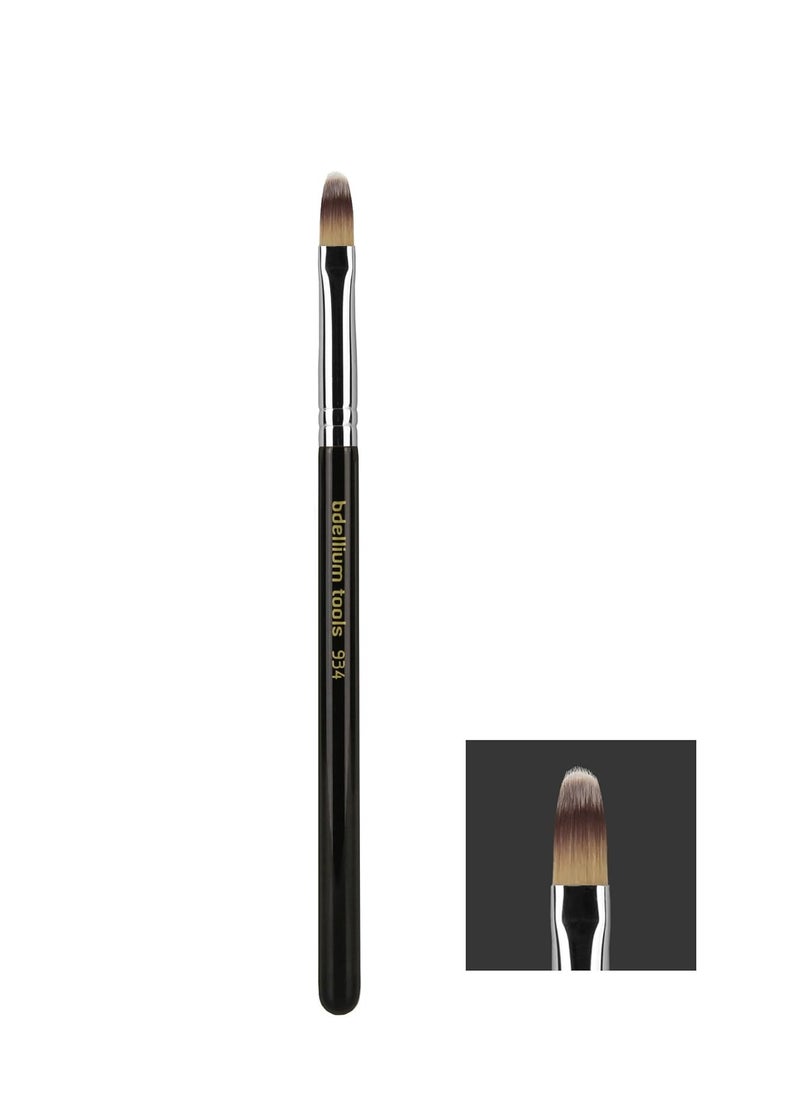 Bdellium Tools Professional Makeup Brush - Maestro Series 934 Precision Concealer - With Soft Synthetic Fibers, For Touch Up (Black, 1pc)