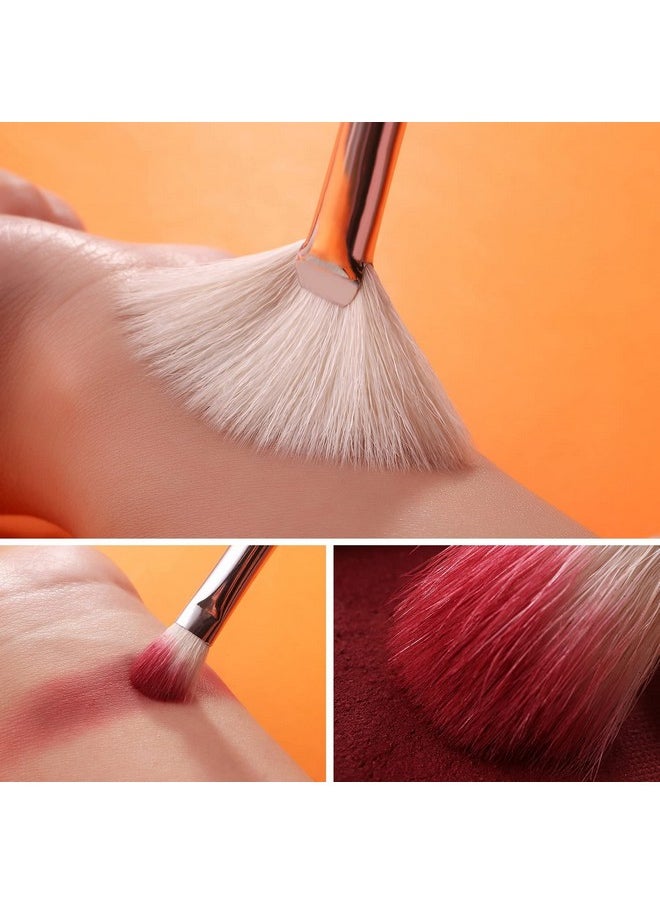 BEILI Makeup Brushes | Set Of 20Pc Makeup Brushes For Professionals | Classic Black & Silver Color Synthetic Kabuki Foundation Blending Brush | Make Up Applicators Brush Set