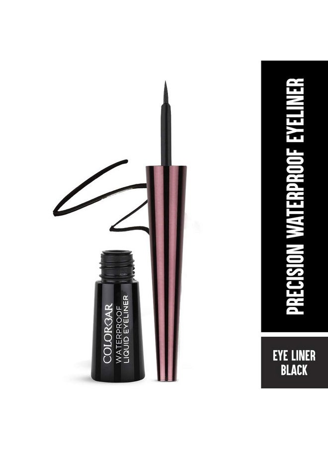 Waterproof Opaque Liquid Eyeliner Opaque Finish - Black, 2.5Ml