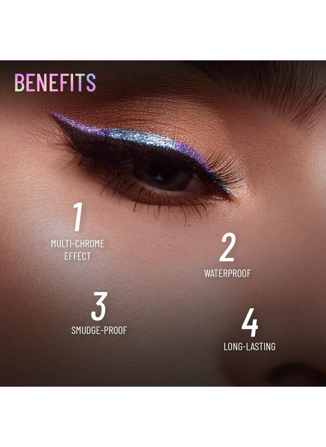 Holographic Shimmery Eyeliner | Waterproof, Smudge Proof, Long Lasting Eyeliner With Easy Application | Shade- Stardust, 0.2G