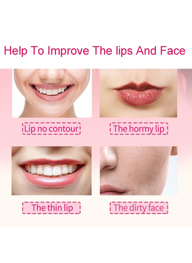 Lip Plumper Device, Lips Enhancer Lip Vacuum Suction Beauty Bigger Mouth Quickly Face Clean Massage Silicone Lip Pump with Brush()