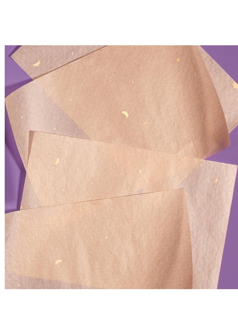 Tatcha Aburatorigami Blotting Papers: 100% Natural Abaca Leaf & Gold Flakes Absorb Excess Oil (40 Pack)