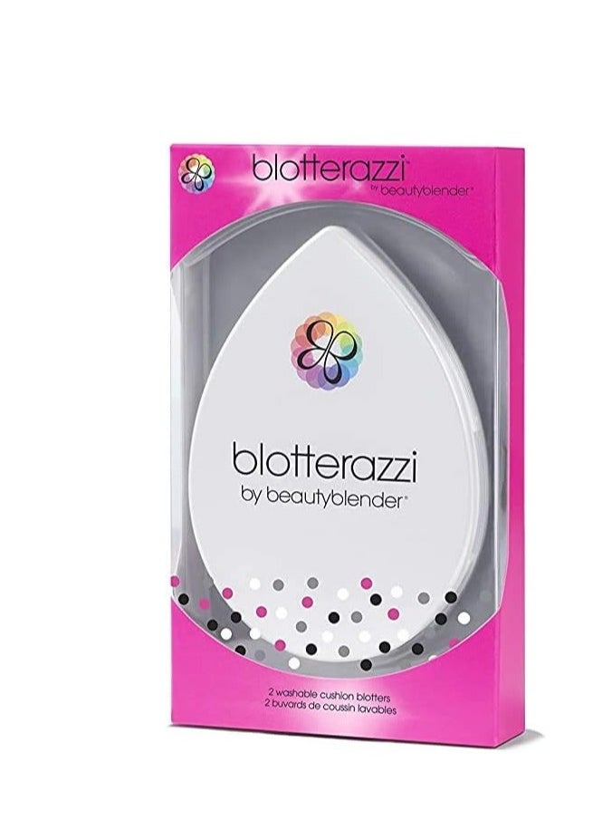 Beautyblender® | Blotterazzi® Original Reusable Makeup Blotting Sponge, Includes Mirrored Compact, Re-Texturize Makeup, Absorb Excess Oil and Shine