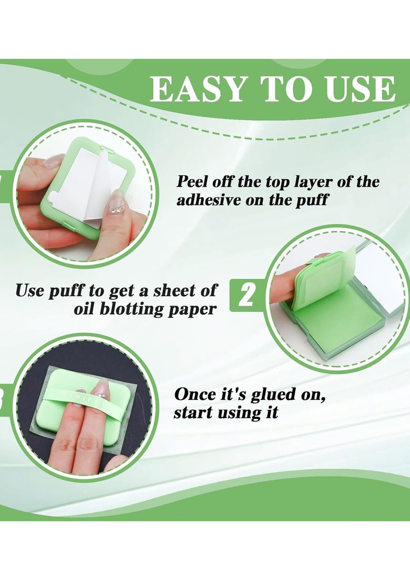 1000 pieces Skin-friendly, non-irritating, gentle blotting paper, Lightweight and breathable blotting paper (Green Tea)