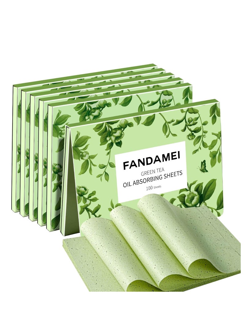 FANDAMEI Oil Blotting Sheets For Face, 600 Sheets Oil Blotting Papers For Face, Blotting Paper for Oily Skin, Oil Control Film, Oil Absorbing Sheets For Face, Oil Absorbing Tissues