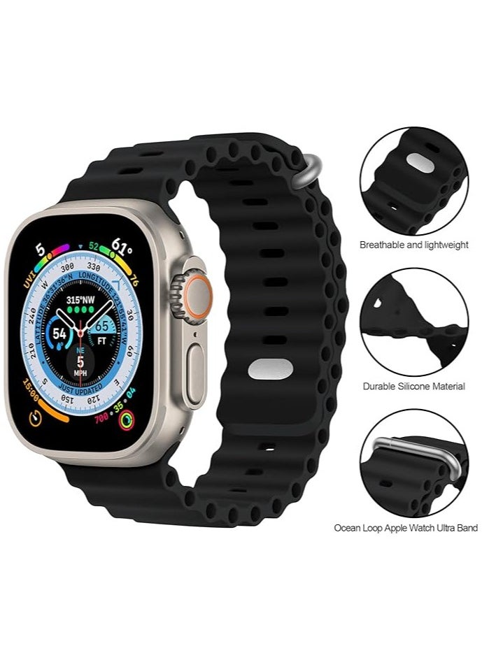 KW5 Ultra 3 Smart Watch with Three Bands.