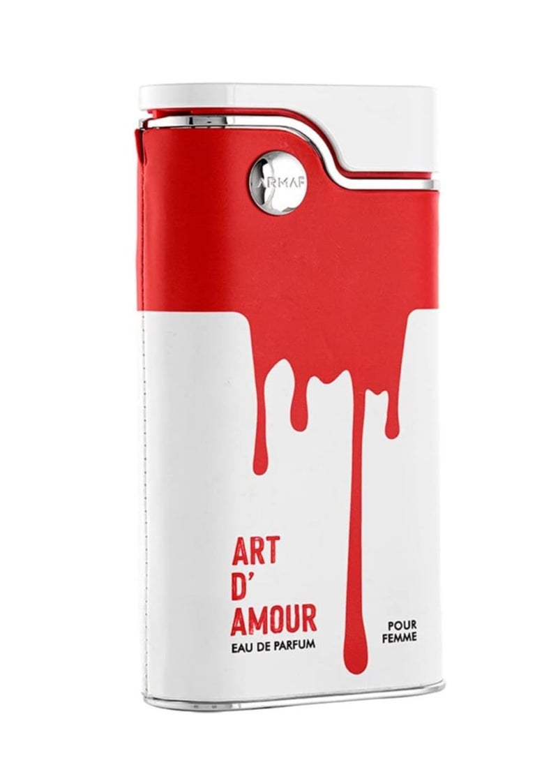 Art D' Amour Red Pour Femme Eau De Parfum 100 ml for Her, Perfumes for Women