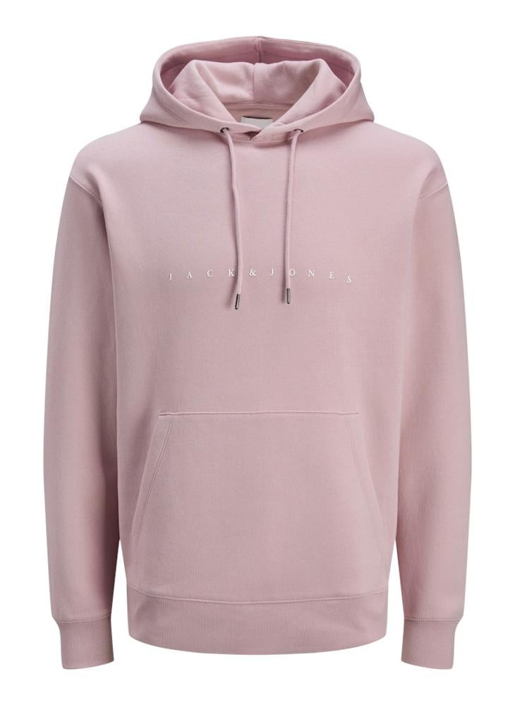 Logo Print Pull Over Hoodie
