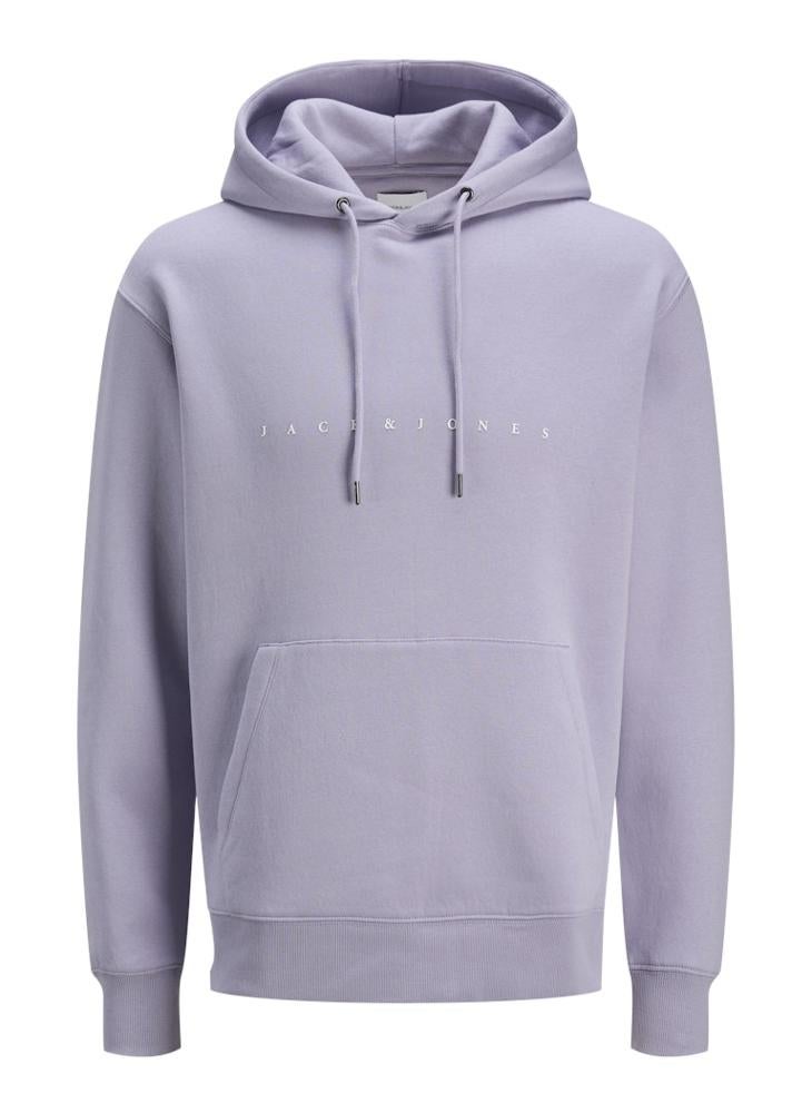 Logo Print Pull Over Hoodie