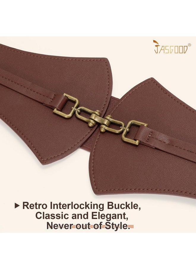 Women'S Fashion Elastic Vintage Belt Stretch Retro Cinch Belt