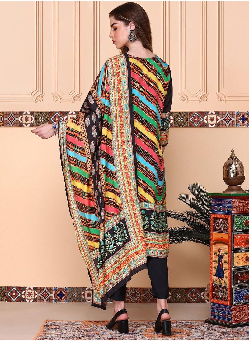 Women Multi Kurta set with Dupatta